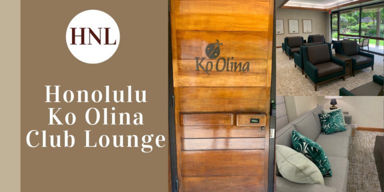 Ko Olina Club Lounge HNL Honolulu Airport